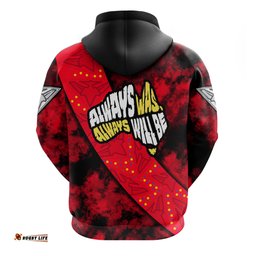 Bombers NAIDOC Week Zip Hoodie Essendon Aboriginal Special Version