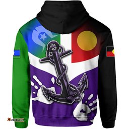 NAIDOC Fremantle Zip Hoodie Freo Flag