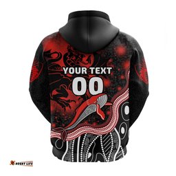 Custom Personalised Dragons Zip Hoodie St. George Special Style