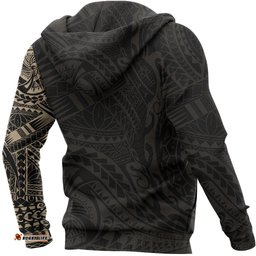 Polynesian Tattoo Style Hoodie Version 2.0