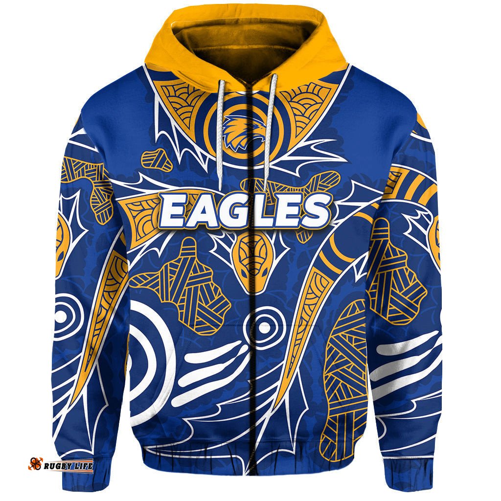 West Coast Eagles Zip Hoodie