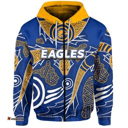 West Coast Eagles Zip Hoodie