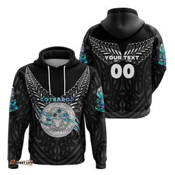 Custom Personalised Maori Aotearoa Hoodie Simple Sport Style