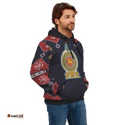 Sri Lanka Christmas Hoodie Santa Claus Ho Ho Ho