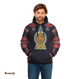 Sri Lanka Christmas Hoodie Santa Claus Ho Ho Ho