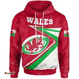 Wales Rugby Hoodie Celtic Welsh Rugby Ball