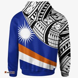 marshall custom personalised hoodie ginger lei pattern