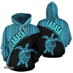 Labasa Hoodie Turtle Mermaid Tapa Wave
