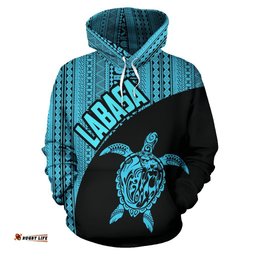 Labasa Hoodie Turtle Mermaid Tapa Wave