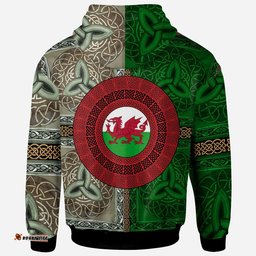 Zip Hoodie Unique Design With Dragon Wale