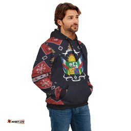 Central African Republic Christmas Hoodie Santa Claus Ho Ho Ho