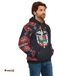 Panama Christmas Hoodie Santa Claus Ho Ho Ho