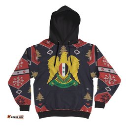 Syria Christmas Hoodie Santa Claus Ho Ho Ho
