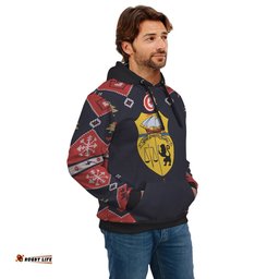 Tunisia Christmas Hoodie Santa Claus Ho Ho Ho