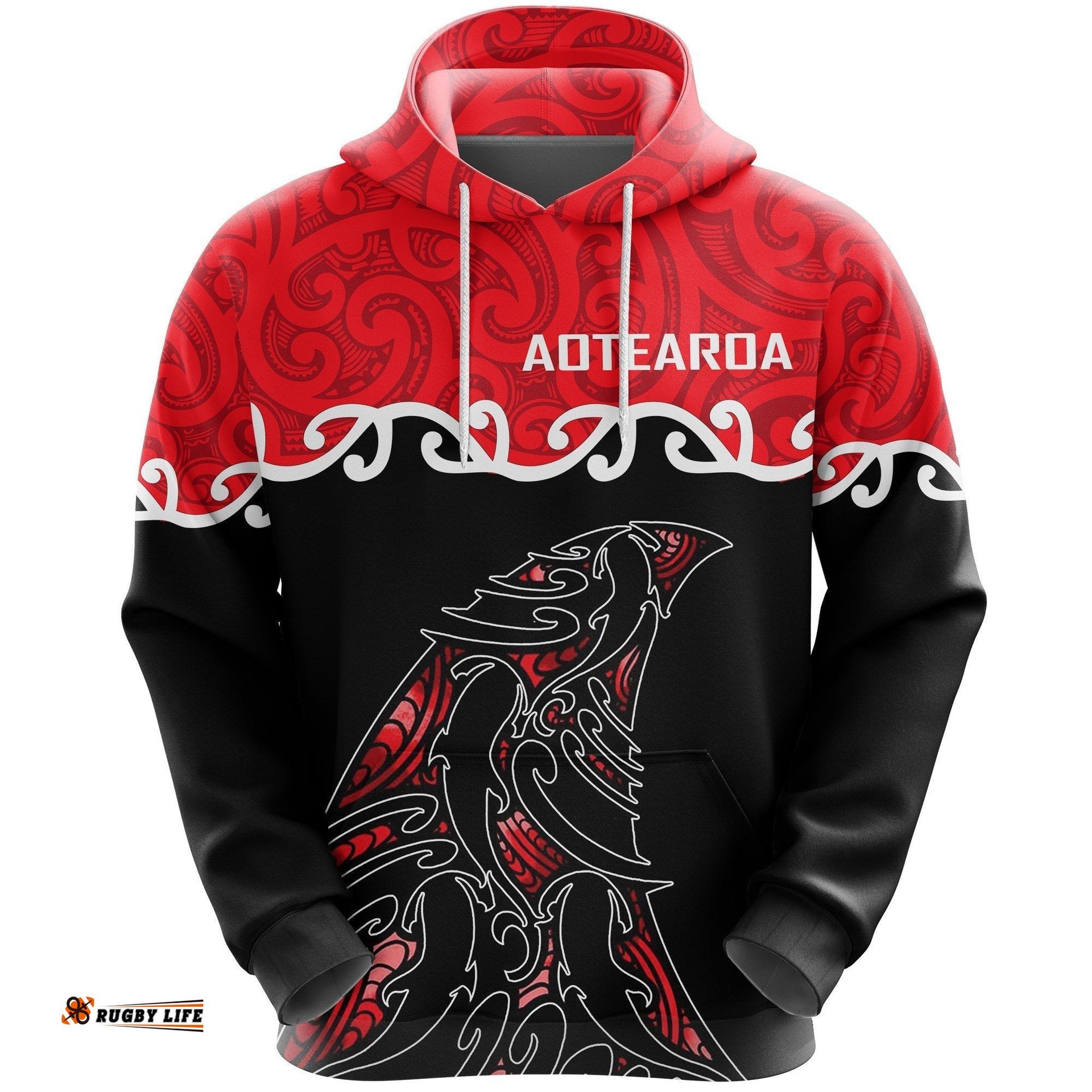 Mangopare Tattoo New Zealand Hoodie, Koru Mangopare Pullover Hoodie