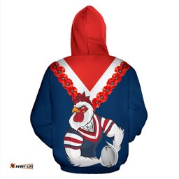 Australia Roosters Zip Up Hoodie