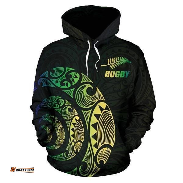 Light Maori Rugby New Zealand Hoodie