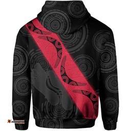 Essendon Bombers Zip Hoodie Black