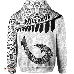 Aotearoa Hoodie Maori Hei Matau Pullover Hoodie