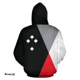 New Zealand Flag Hoodie, Tukutuku Flag Pullover Hoodie