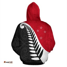 Koru Fern New Zealand Hoodie 06