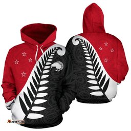Koru Fern New Zealand Hoodie 06
