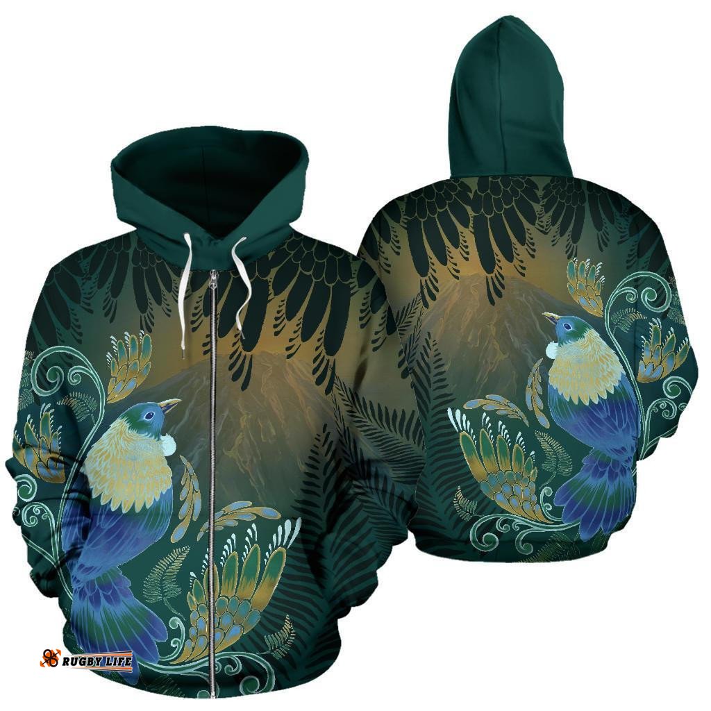 New Zealand Zip Hoodie, Tui Till Dawn Full Zip Hoodie