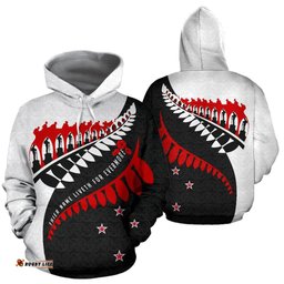 Aotearoa Hoodie Fiveth For Evermore Bw