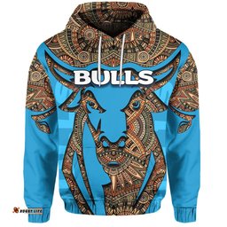 Bulls Super Rugby Hoodie African Pattern