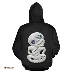 New Zealand Hei Tiki Statue Maori Hoodie