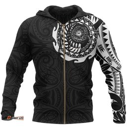 ANZAC Zip Hoodie, New Zealand Lest We Forget Maori Tattoo Zip Up Hoodie