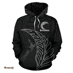 Aotearoa Silver Fern Netball Style Hoodie