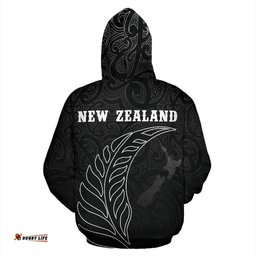 Aotearoa Silver Fern Netball Style Hoodie