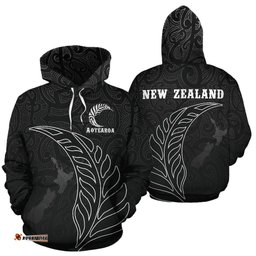 Aotearoa Silver Fern Netball Style Hoodie