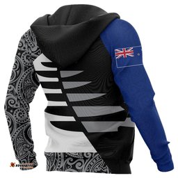 Aotearoa Silver Fern Hoodie Sailing Style