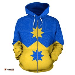 Otago Province Flag Zip Up Hoodie