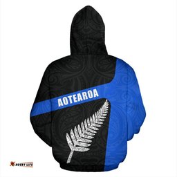 Aotearoa Cricket Zip Up Hoodie