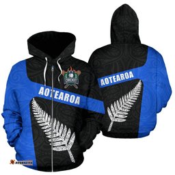 Aotearoa Cricket Zip Up Hoodie