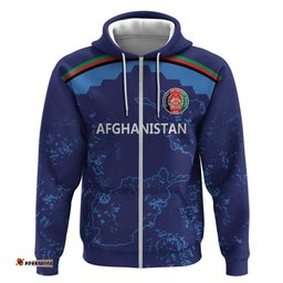 RugbyLife Shop Afghan Atalans Cricket Custom Hoodie Afghanistan Map with Sporty Style LT9