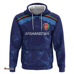 RugbyLife Shop Afghan Atalans Cricket Custom Hoodie Afghanistan Map with Sporty Style LT9