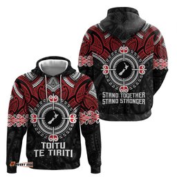 RugbyLife Shop Aotearoa Proud To Be Maori Hoodie New Zealand Fight Together LT9