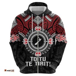 RugbyLife Shop Aotearoa Proud To Be Maori Hoodie New Zealand Fight Together LT9