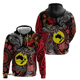 RugbyLife Shop Aotearoa and Australia Toitu Te Tiriti Hoodie Honour the Treaty - Stand Together Stand Stronger LT03