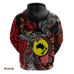 RugbyLife Shop Aotearoa and Australia Toitu Te Tiriti Hoodie Honour the Treaty - Stand Together Stand Stronger LT03