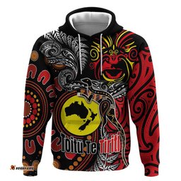 RugbyLife Shop Aotearoa and Australia Toitu Te Tiriti Hoodie Honour the Treaty - Stand Together Stand Stronger LT03