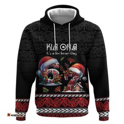 RugbyLife Shop Aotearoa Six Seven Personalized Hoodie New Zealand Funny Christmas LT9