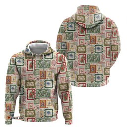 RugbyLife Shop Aussie Birds Christmas La La Land Hoodie Beige Vintage Stamp Edition LT9