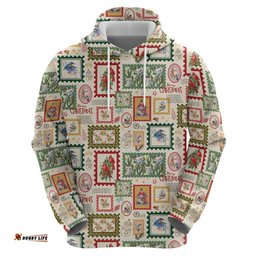 RugbyLife Shop Aussie Birds Christmas La La Land Hoodie Beige Vintage Stamp Edition LT9