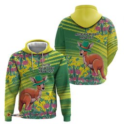 RugbyLife Shop Aussie and Bloody Proud of It Hoodie Happy Australia Day LT9