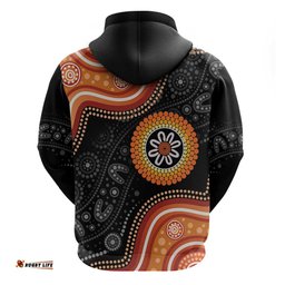 RugbyLife Shop Australia Aboriginal Art Hoodie Indigenous Proud LT14
